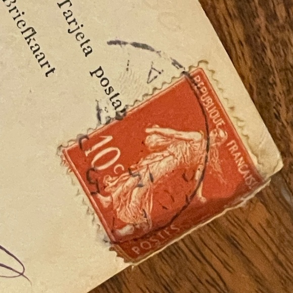 RARE VINTAGE 20th Century Postcard 1910 Paris France - Picture 6 of 7